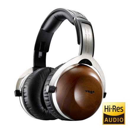 Luxurious Hi-Fi headphones featuring premium wooden earcups for unparalleled sound quality and aesthetic appeal. - Hi-Res Wooden Headphone.
